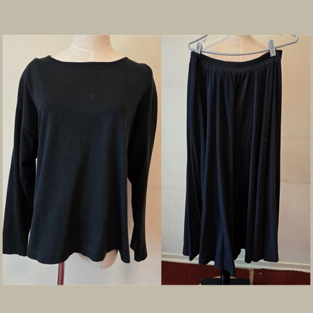 Vintage Regina Porter & Clichy Top & Skirt Set in Black​​